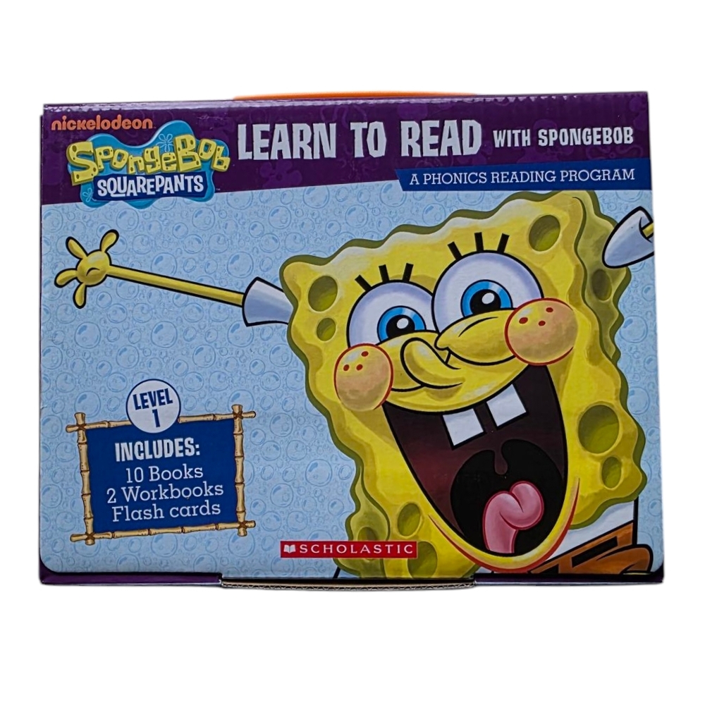 Learn to Read with Spongebob: A Phonics Reading Program Level 1